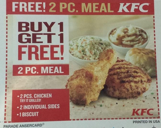 Update: KFC BOGO coupon is now printable!